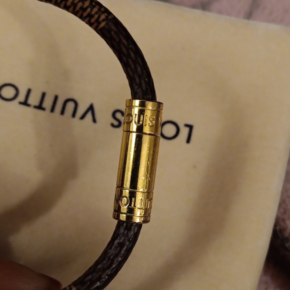Louis Vuitton Bracelet Confidential Monogram Brown AUTHENTIC - Picture 7 of 11